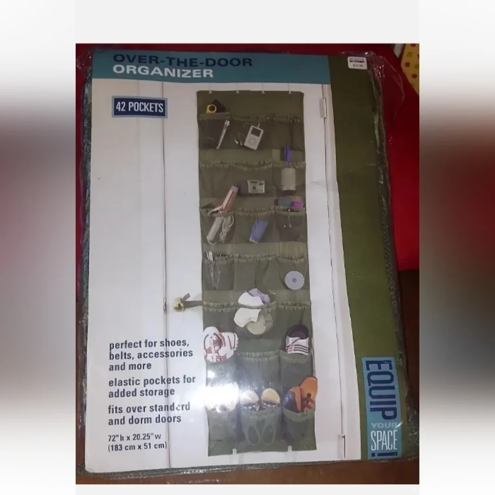 BED bath & beyond Over The Door Organizer 42 Pockets 72